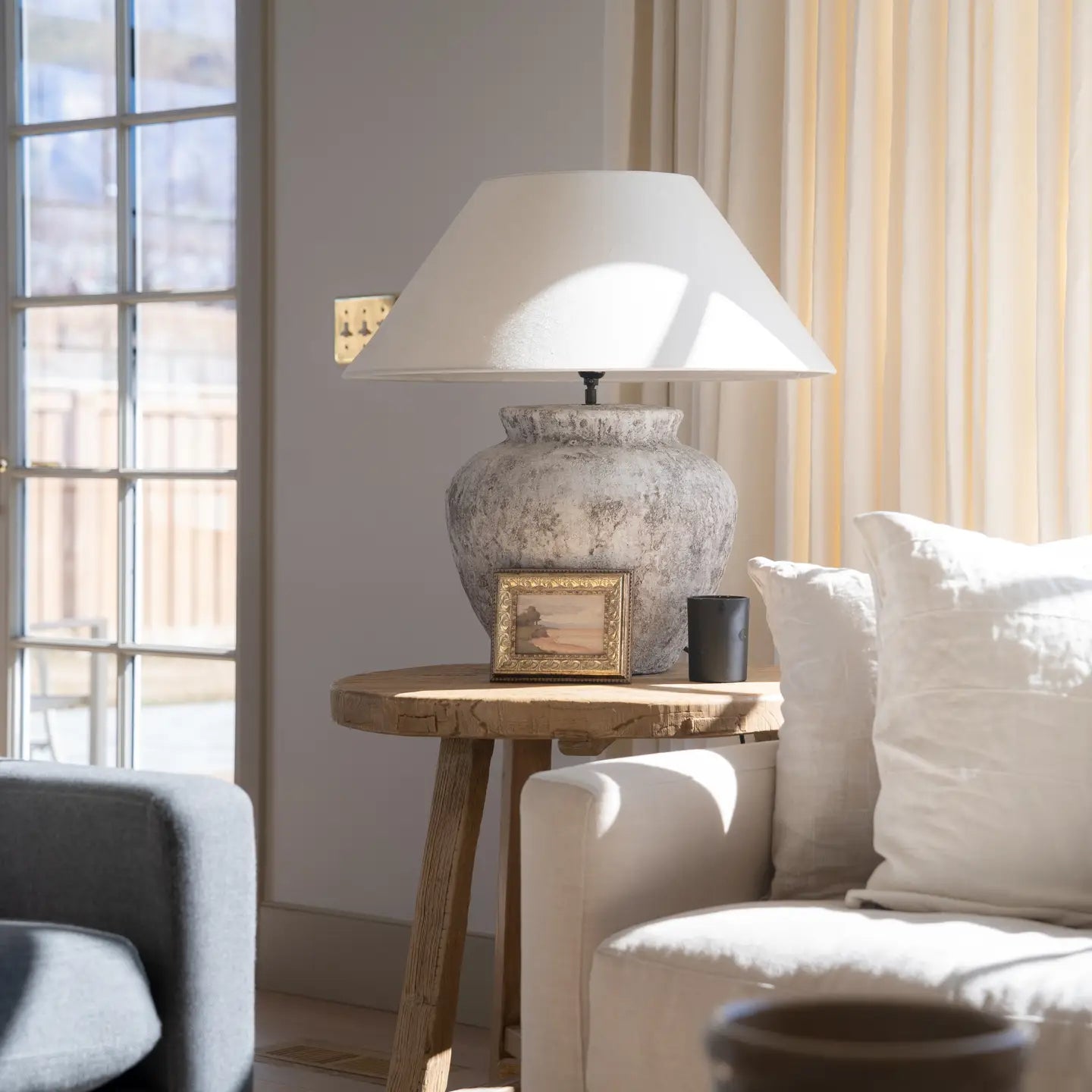 Beach Near Etretat Framed Artwork