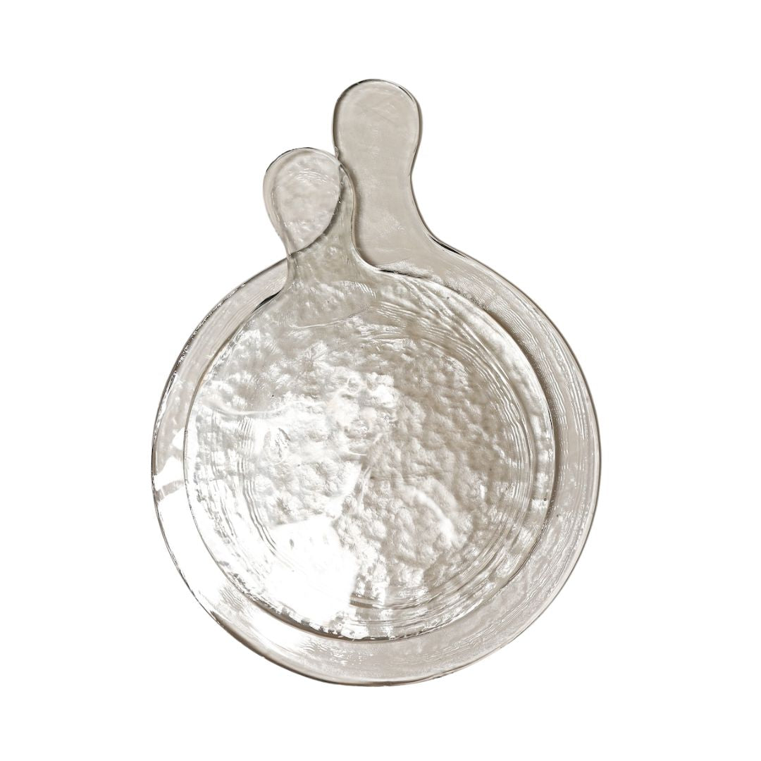 Blocked Glass Serving Boards