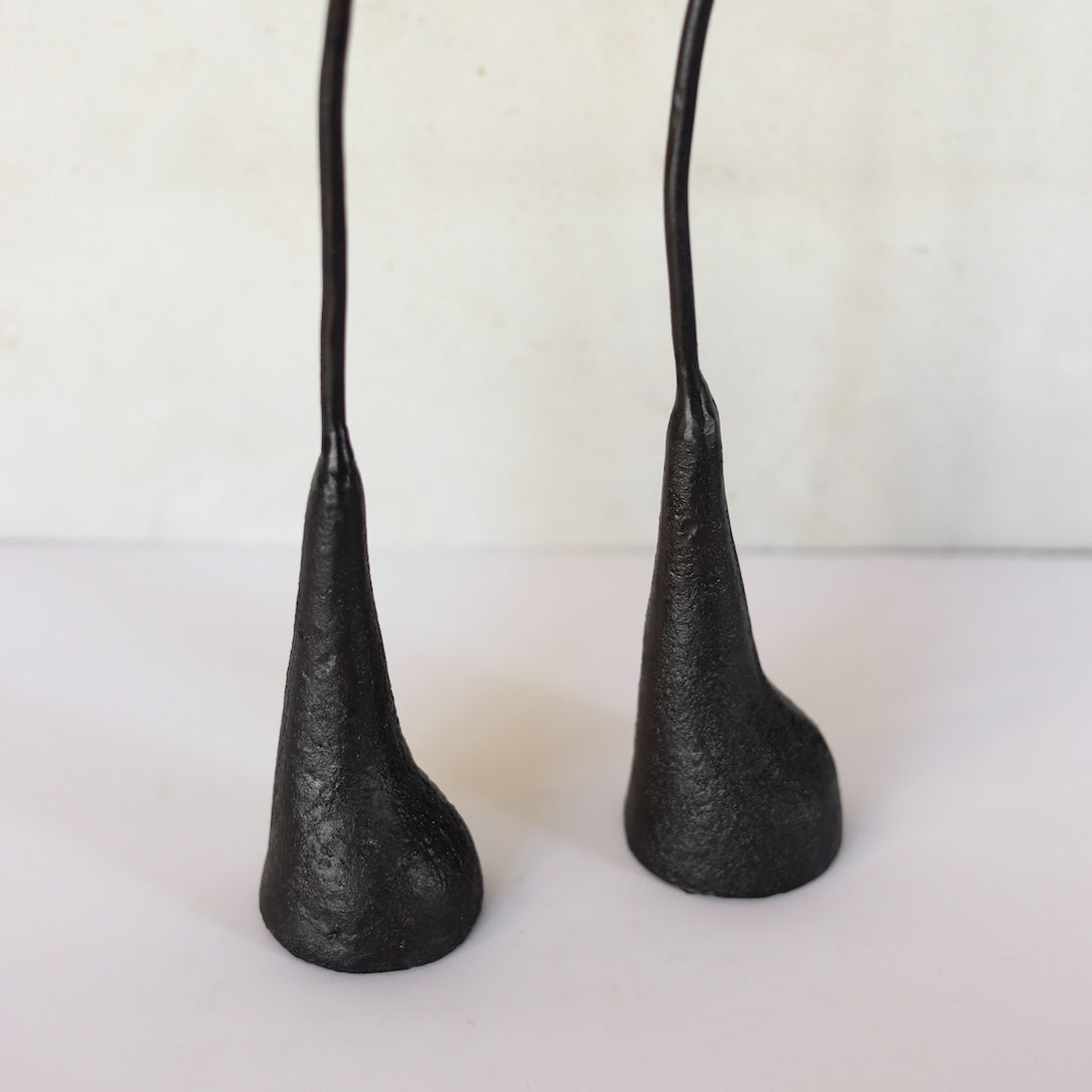 Curly Iron Candlestick | Tall