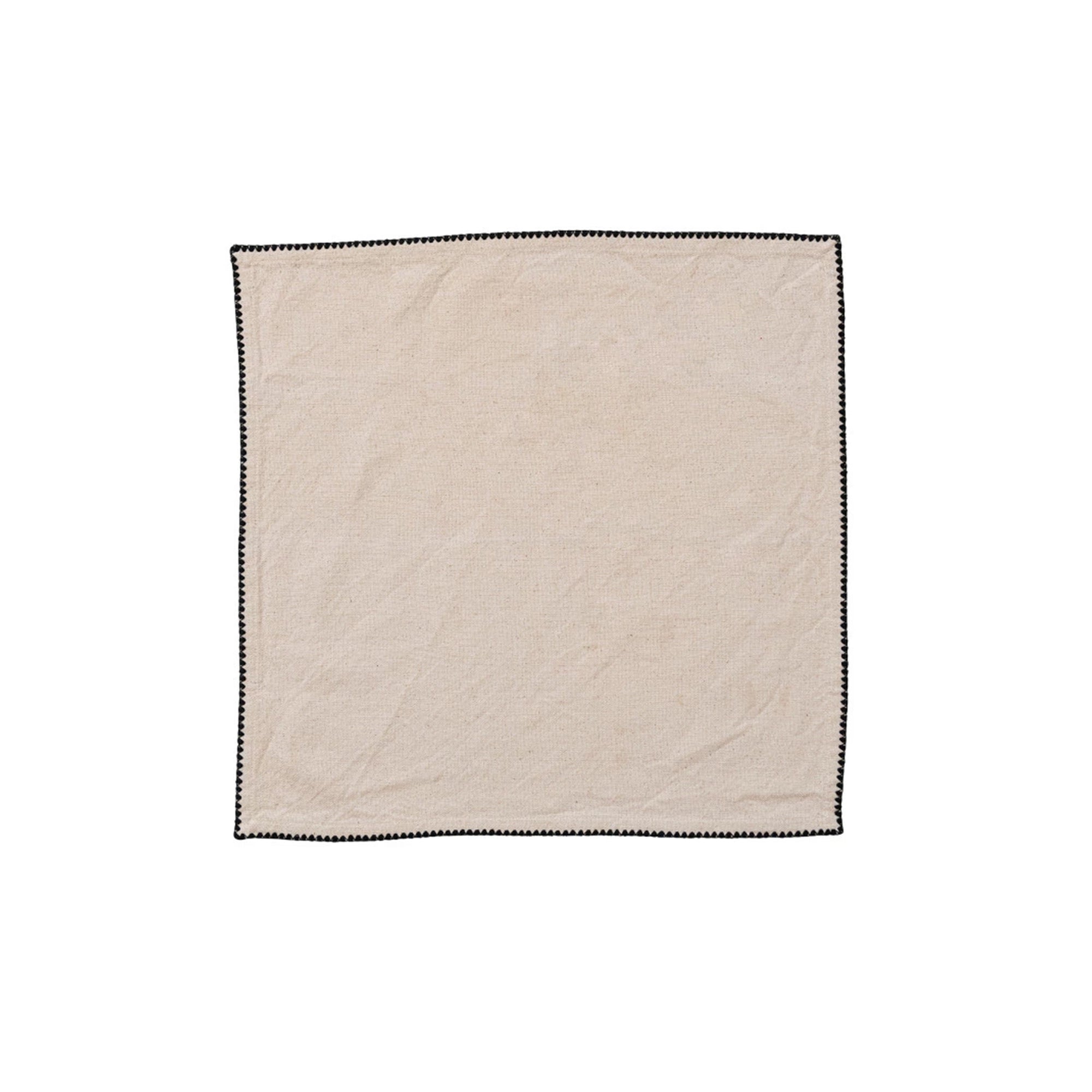 Edge-Trimmed Cotton Napkins | Set of 4