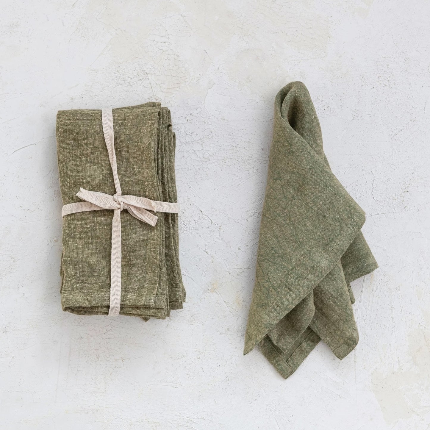 LINEN COCKTAIL NAPKINS | S/4