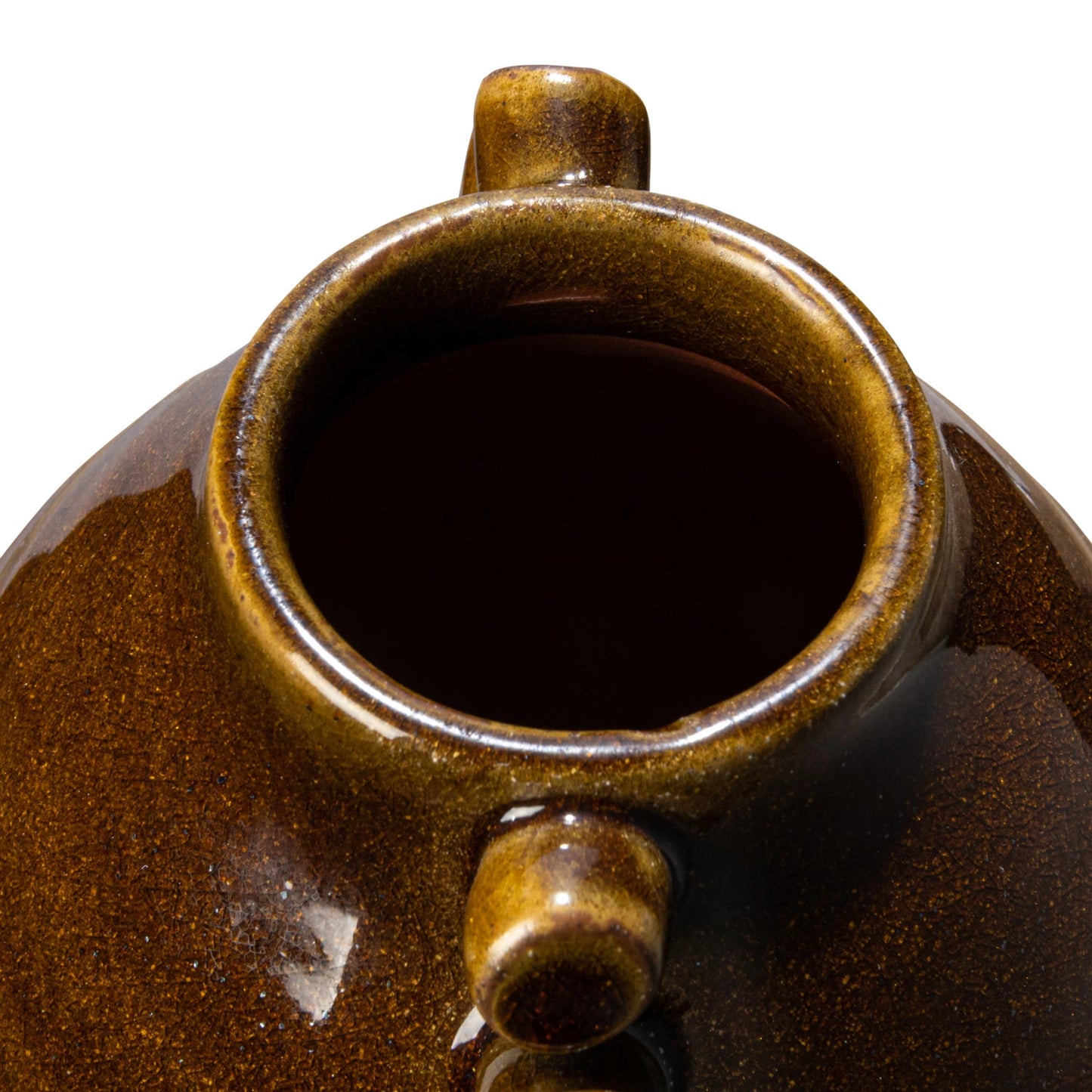 TERRACOTTA HOBNAIL VASE