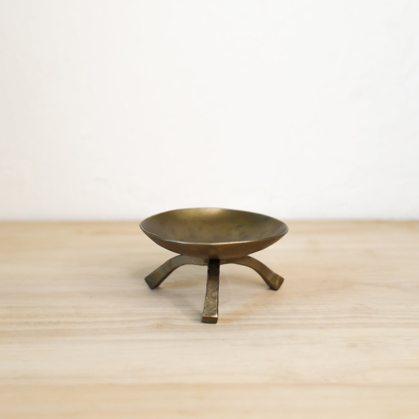 BRASS FOOTED DISH