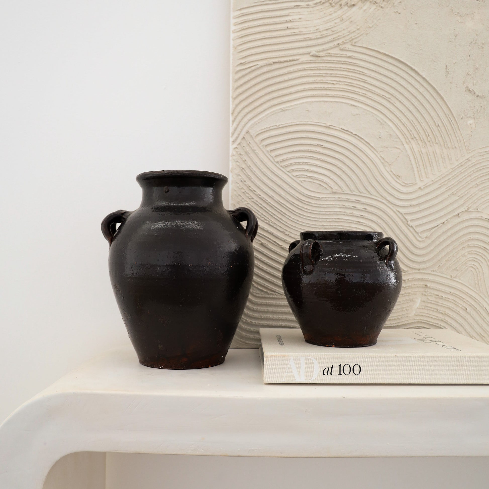 FOUND CLAY JAR | TALL