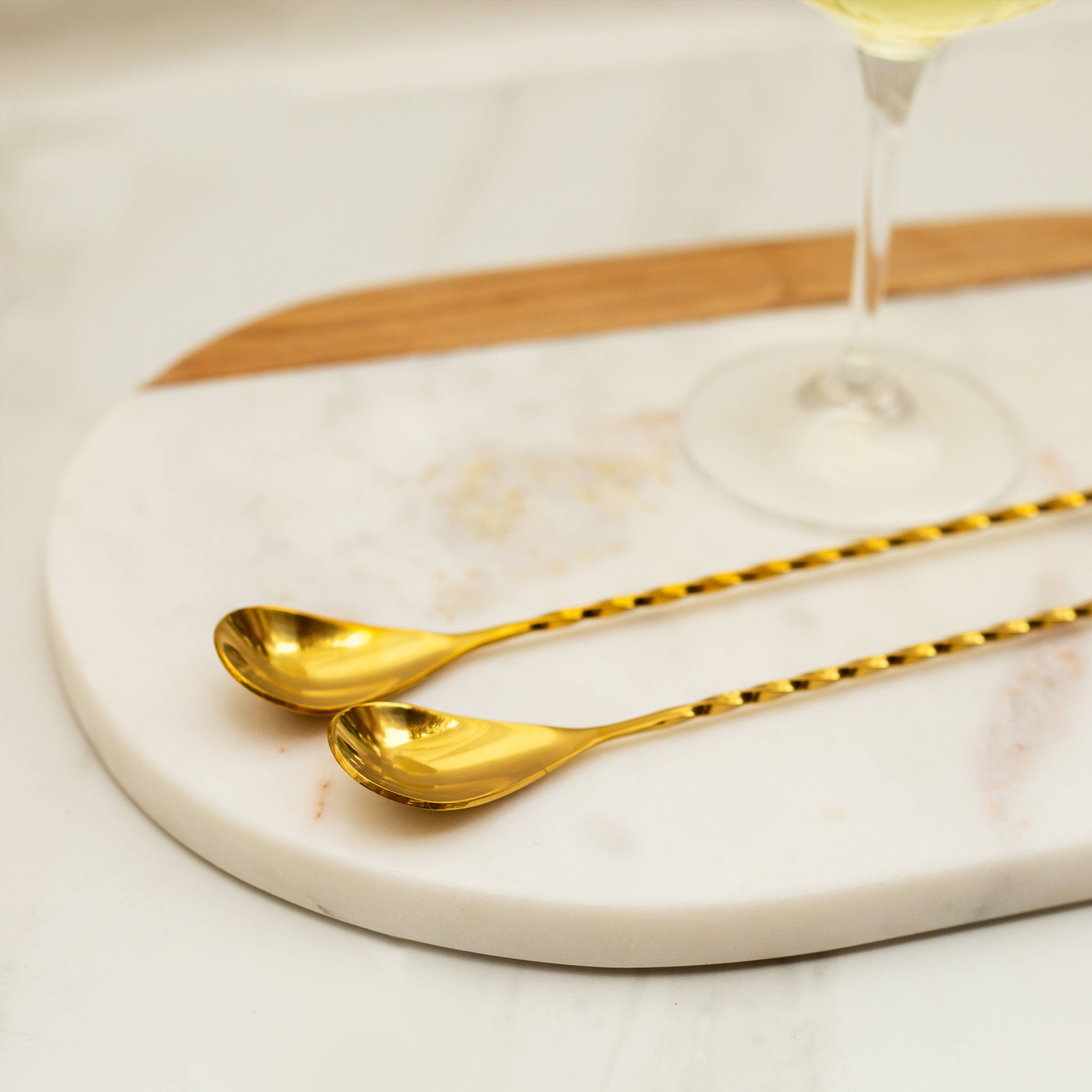 Spiral Brass Bar Spoon