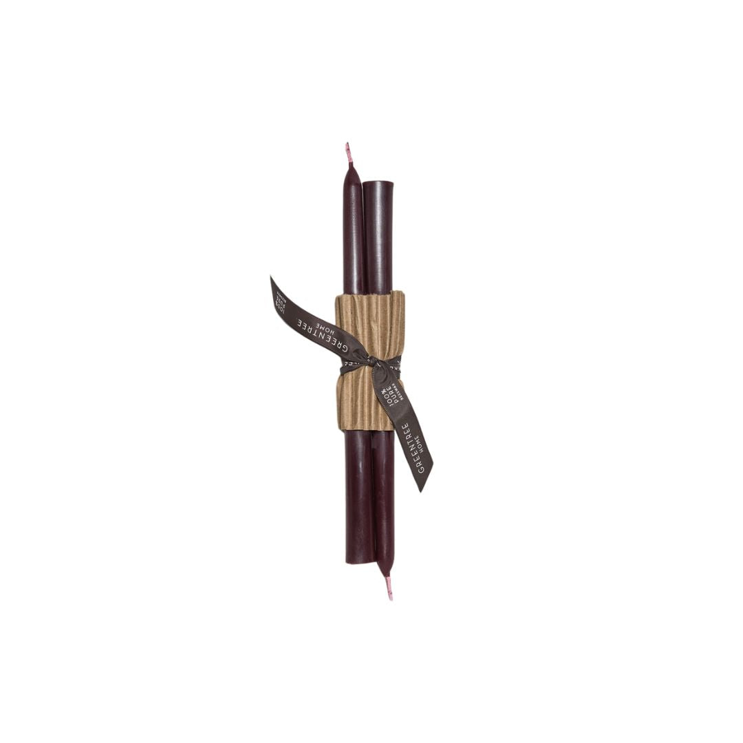 10" Beeswax Taper Candles | Set of 2