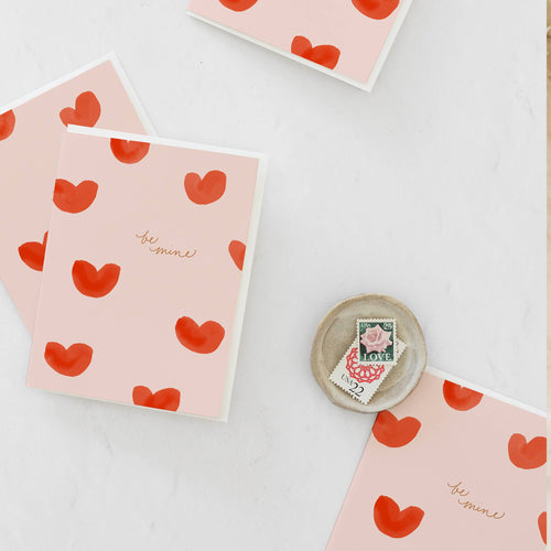 Be Mine Valentine Greeting Card
