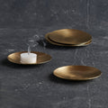 Artisan Brass Plates Extra Small - Set of 6