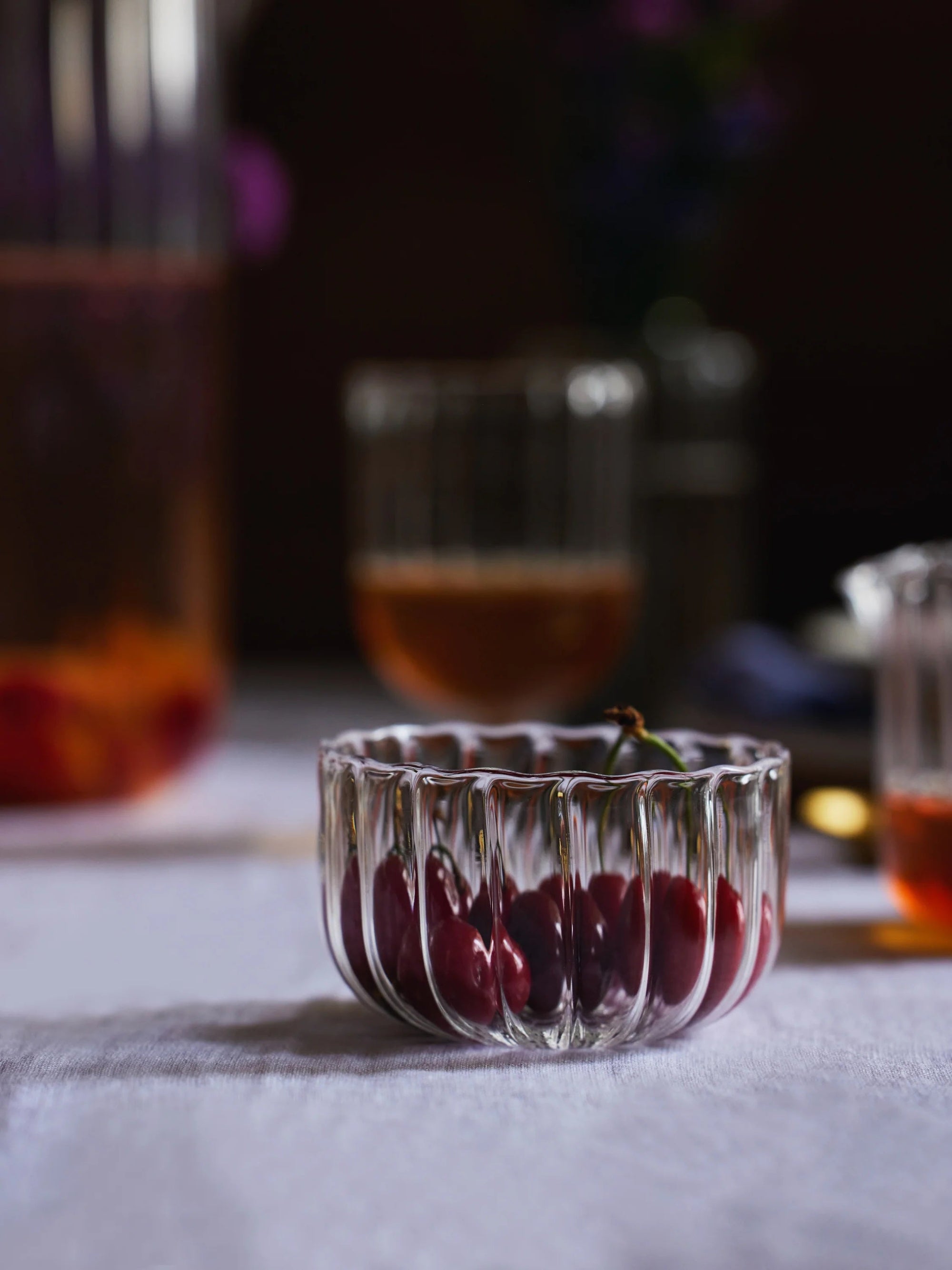 S/2 Kira Borosilicate Glass Bowl