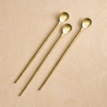 Forge Brass Tasting Spoons - Set of 3