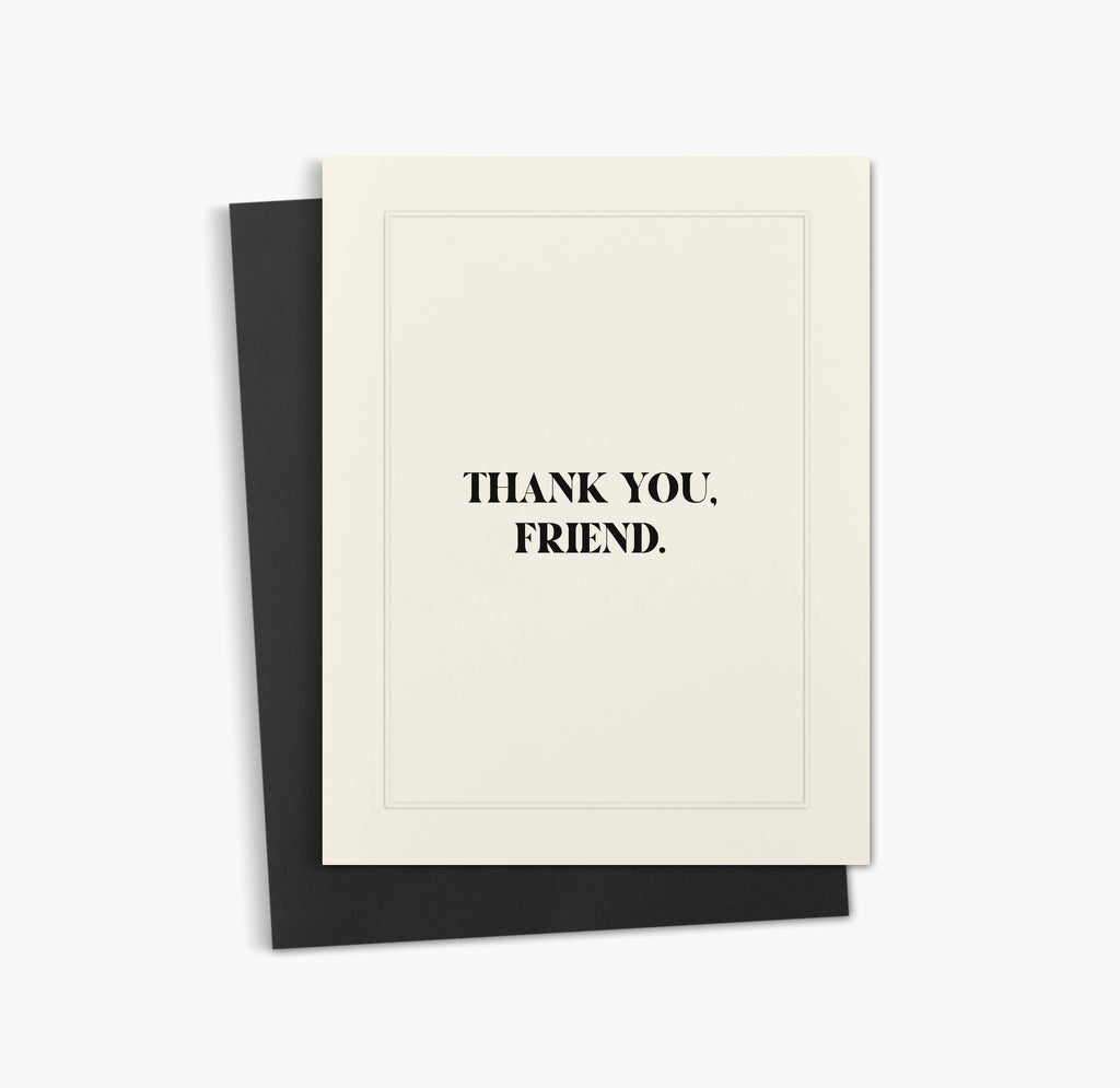 Thank you Friend Greeting Card