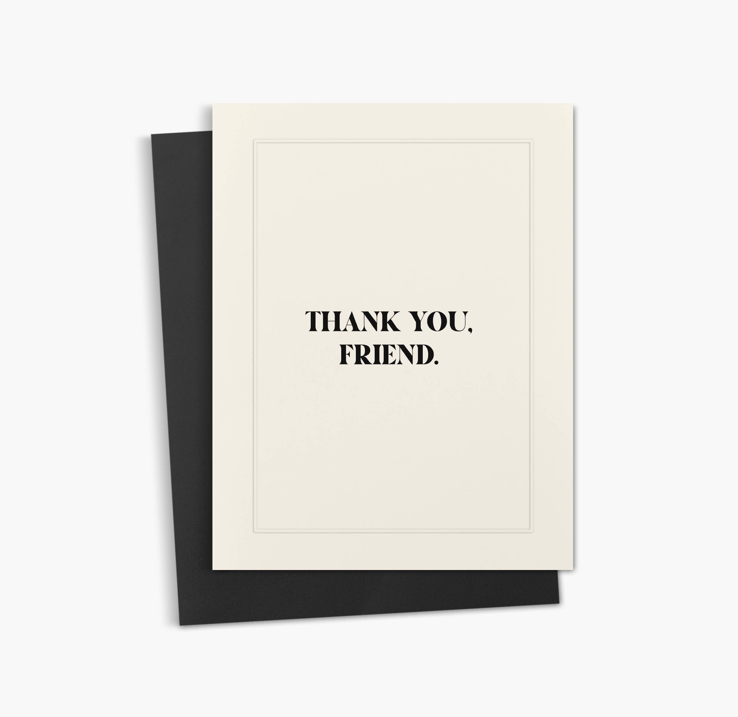 Thank you Friend Greeting Card