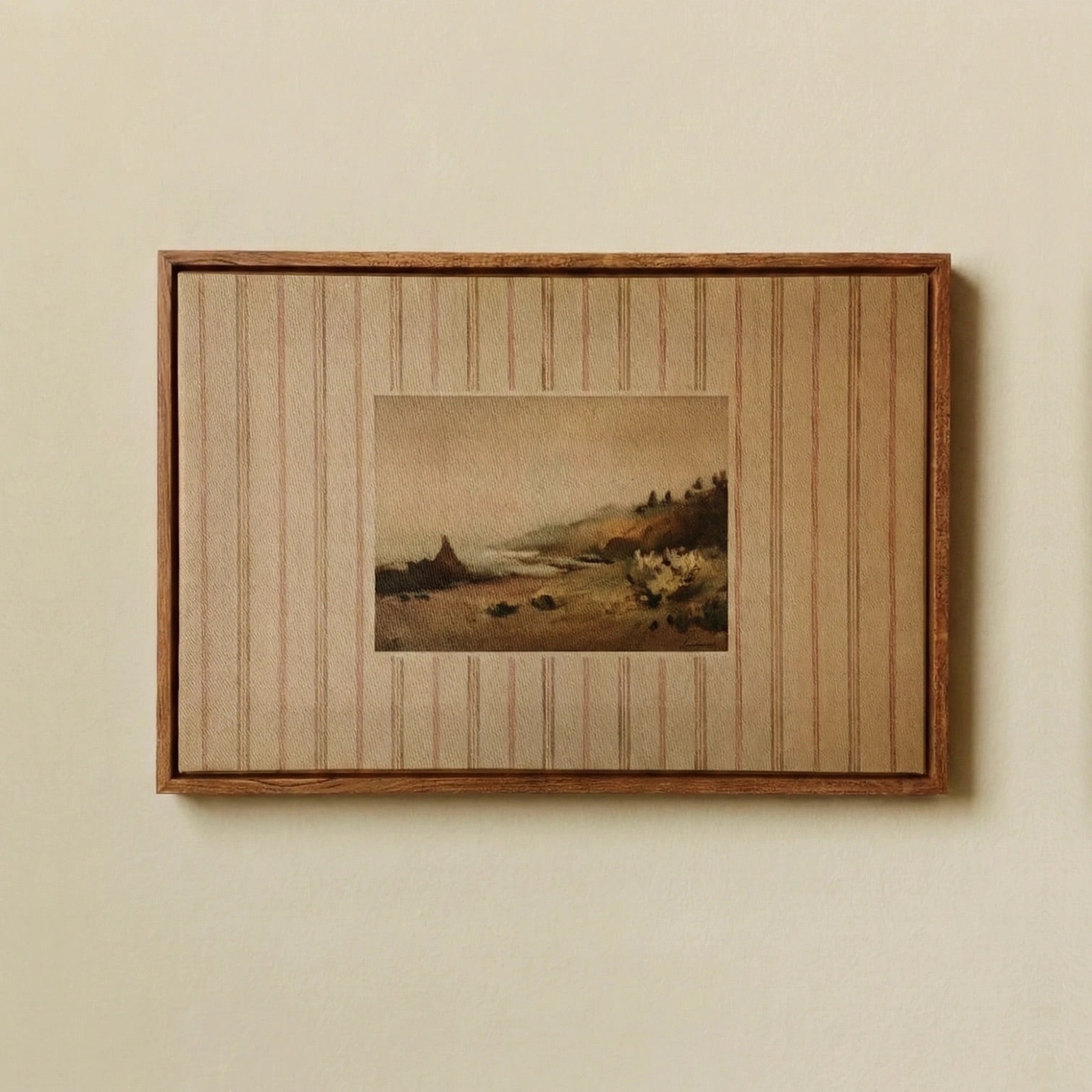 Along the Headland Path Framed Artwork
