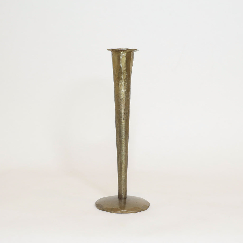 Antique Brass Forged Candle Holders
