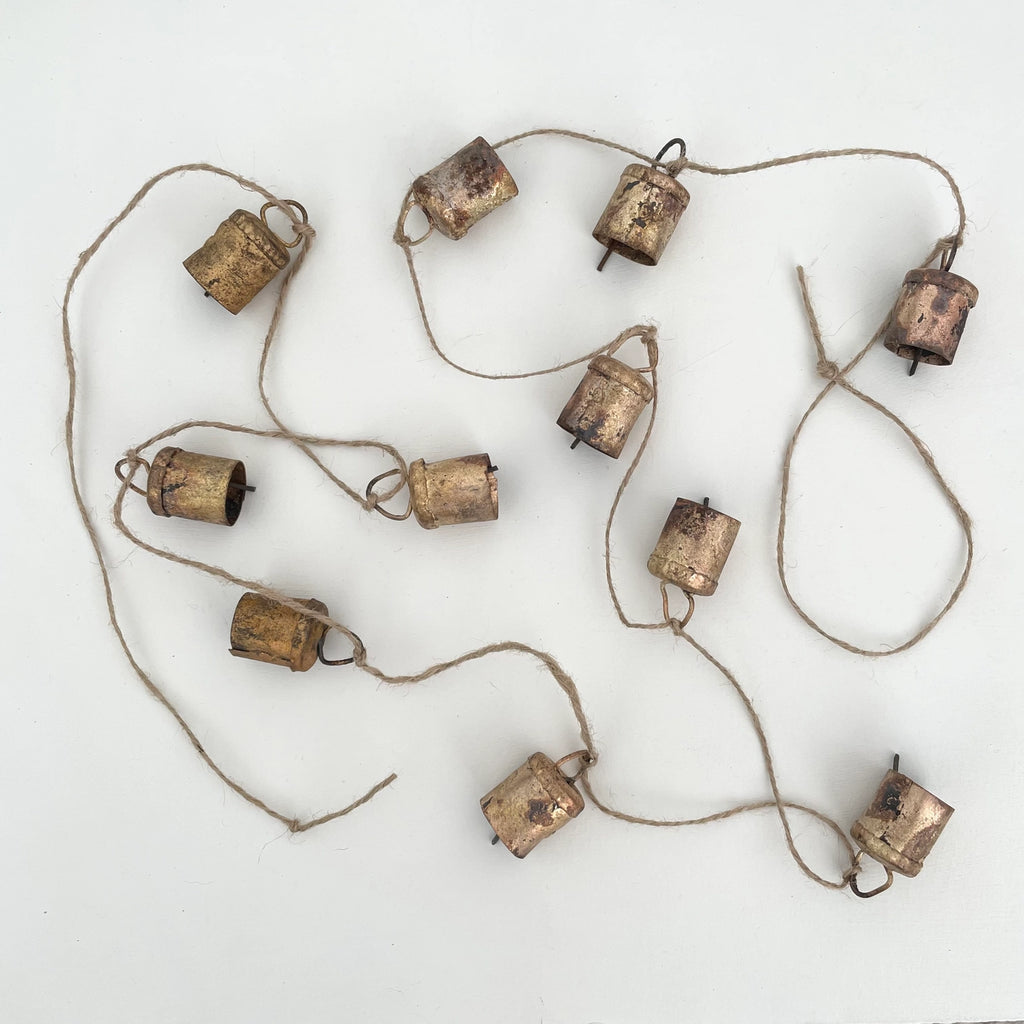 Antique Brass Classic Bell Garland