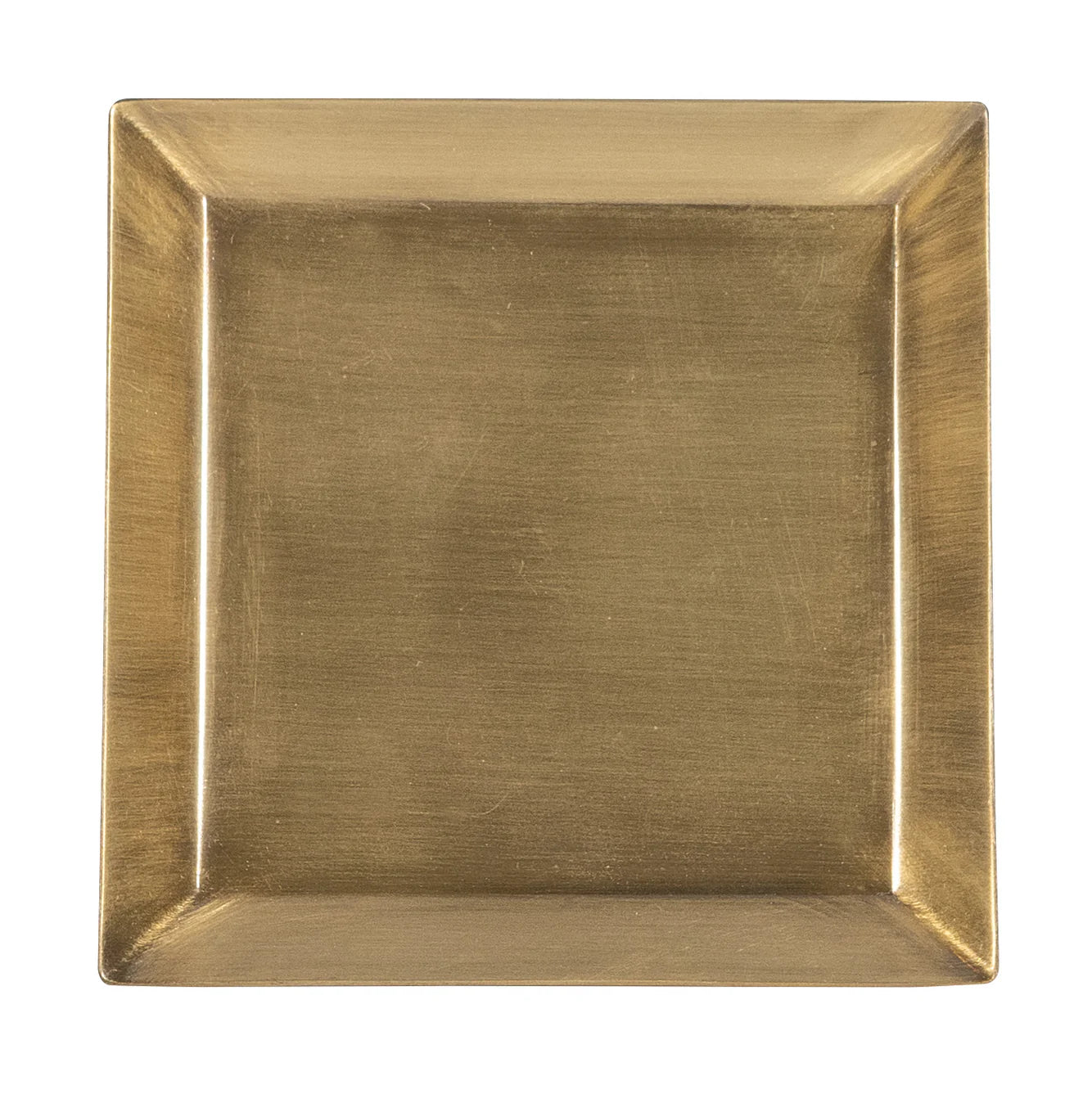 Antique Brass Square Dish
