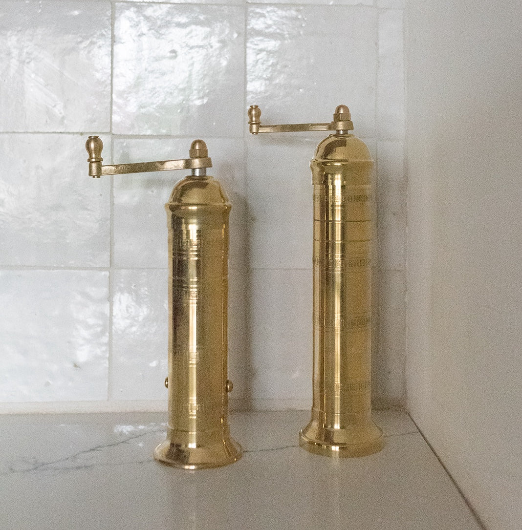 Atlas Brass Salt Mill | 9"