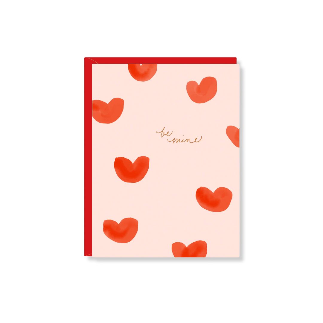 Be Mine Valentine Greeting Card