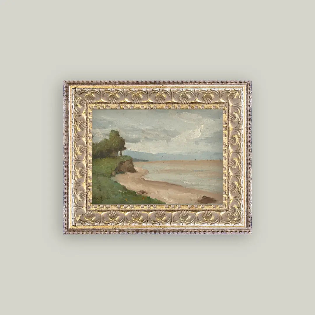 BEACH NEAR ETRETAT FRAMED ARTWORK