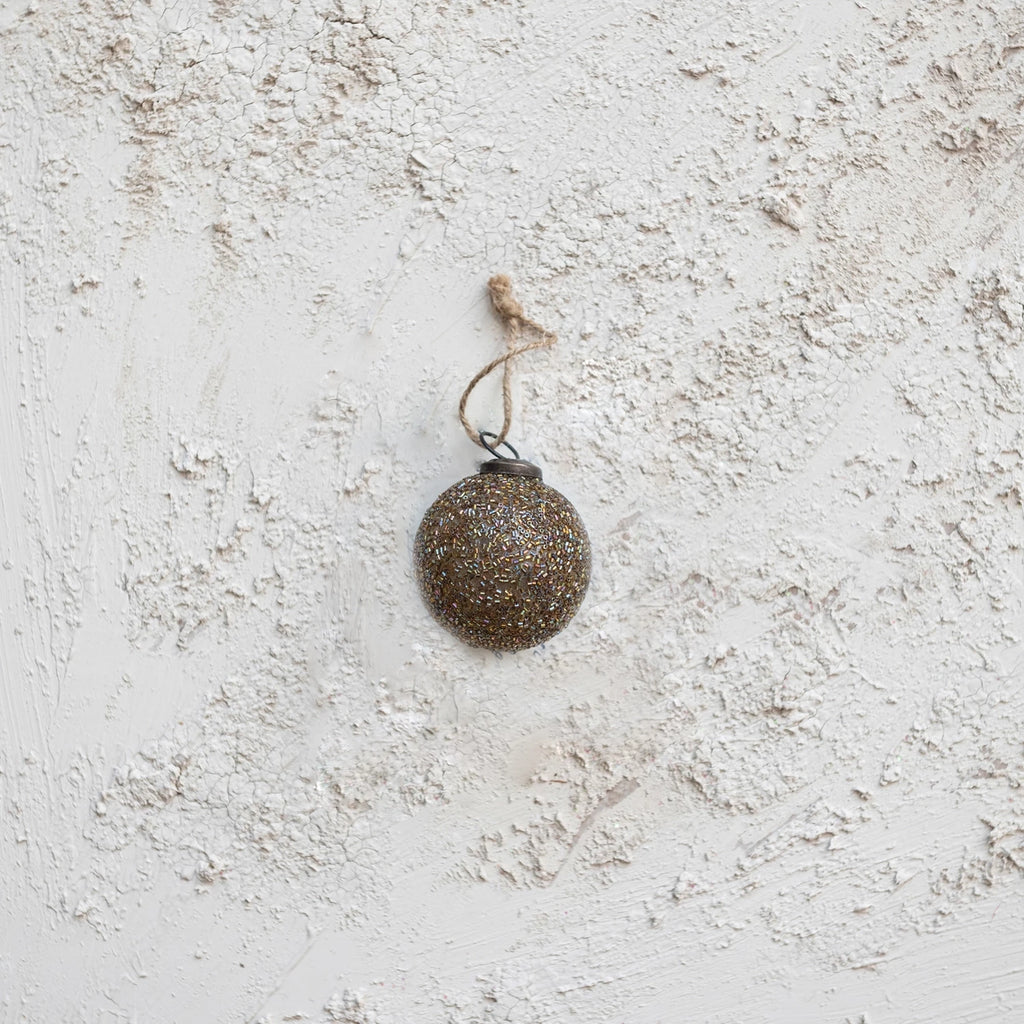 Beaded Glass Ornament