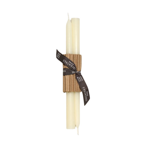 10" BEESWAX TAPER CANDLES - S/2