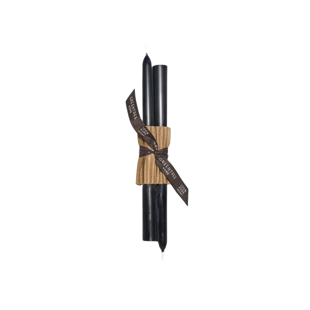 10" Beeswax Taper Candles | Set of 2