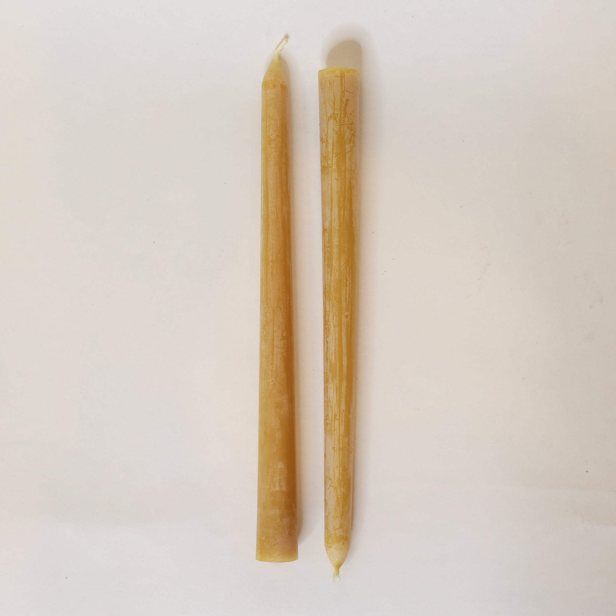 10" Beeswax Taper Candles | Set of 2