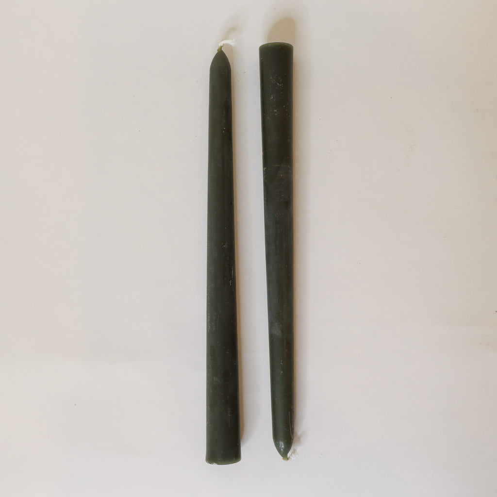 10" Beeswax Taper Candles | Set of 2