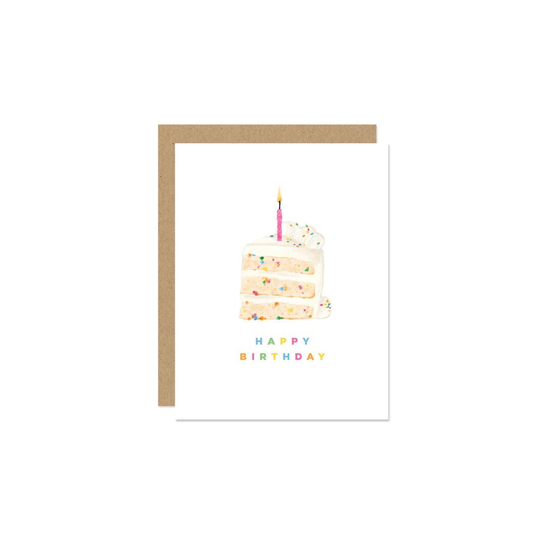 Birthday Cake Greeting Card