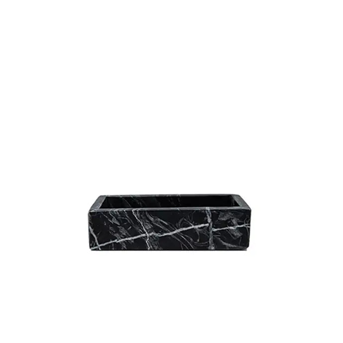 BLACK MARBLE TRAY | SMALL