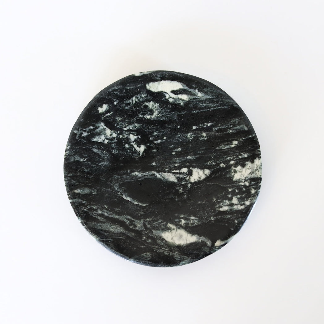 Black Melange Marble Dish