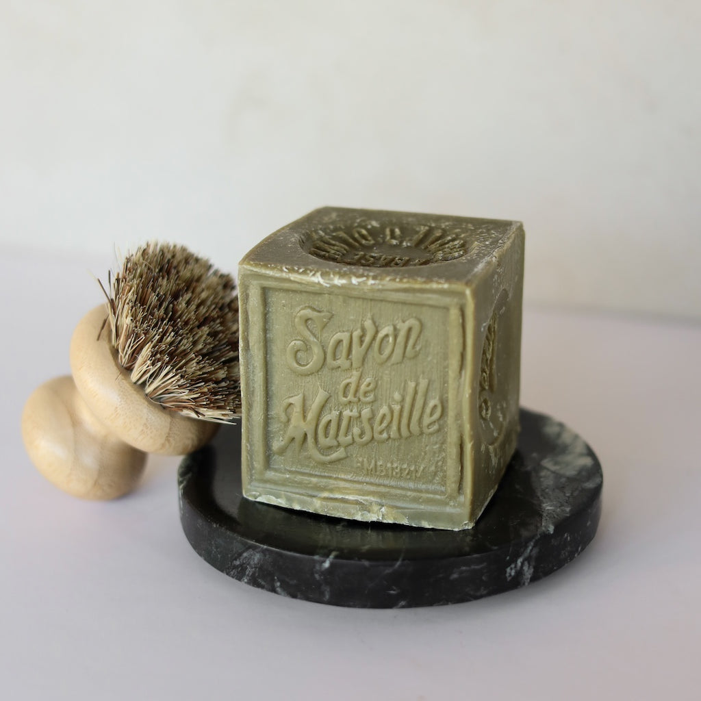 Black Melange Marble Dish