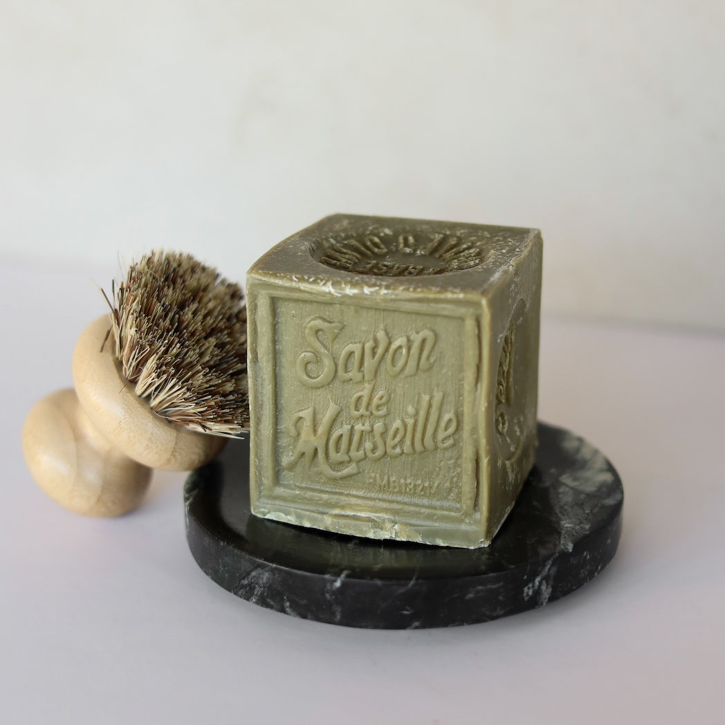 Black Melange Marble Dish