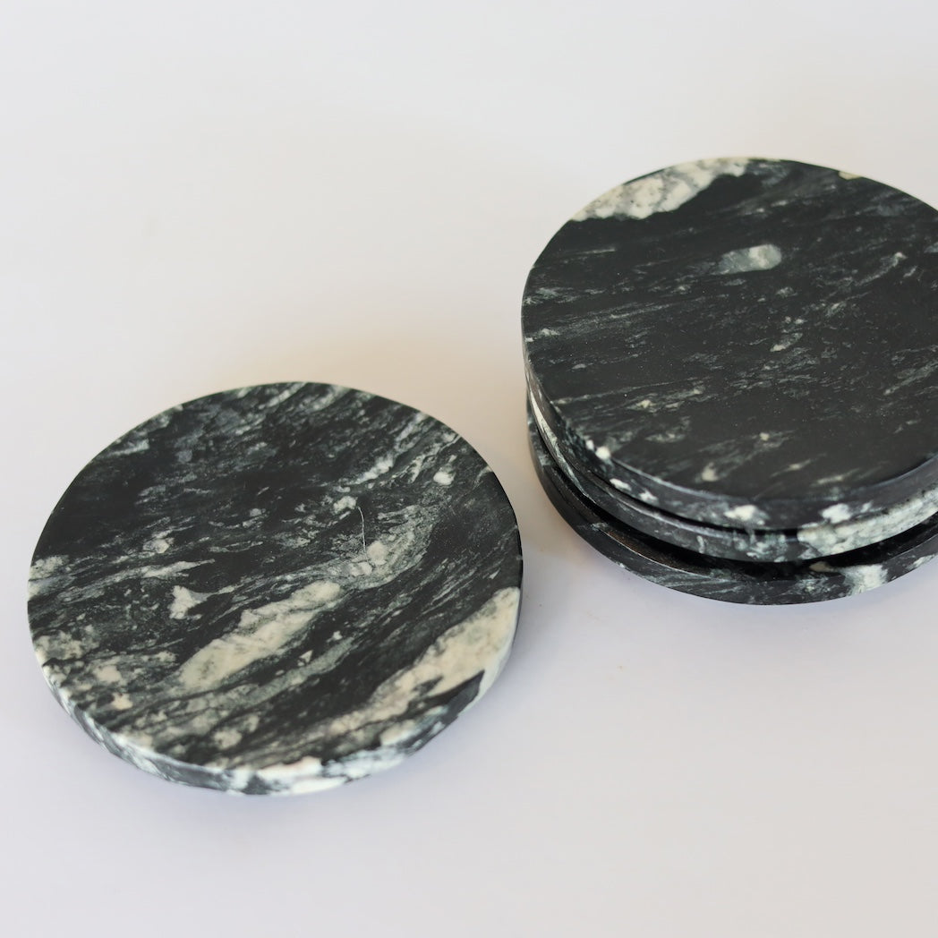 Black Melange Marble Dish