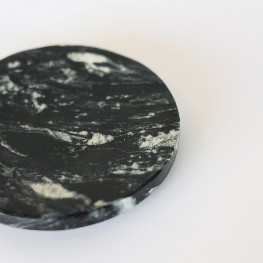 Black Melange Marble Dish