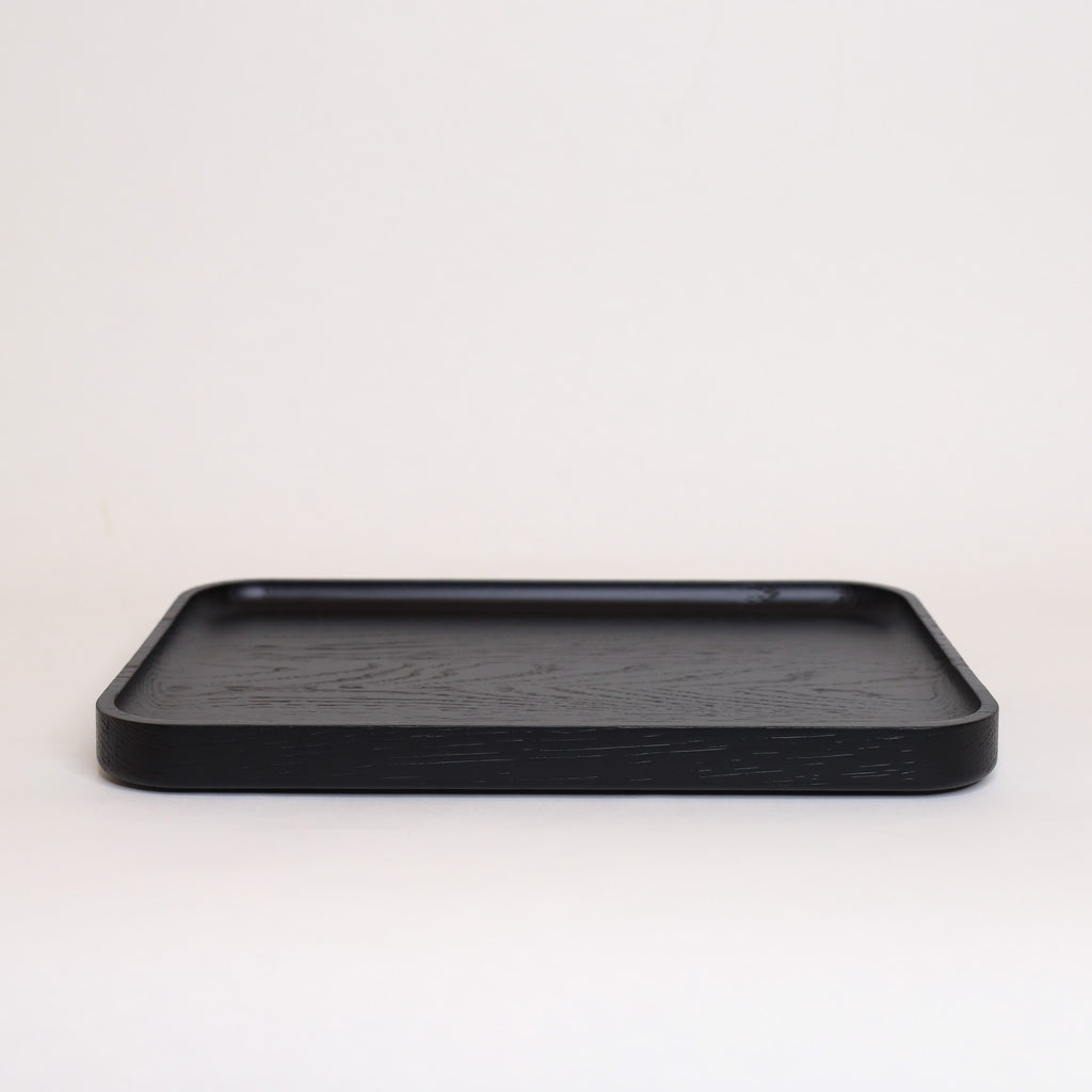 Black Oak Rectangle Tray