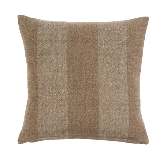 STRIPED LINEN THROW PILLOW