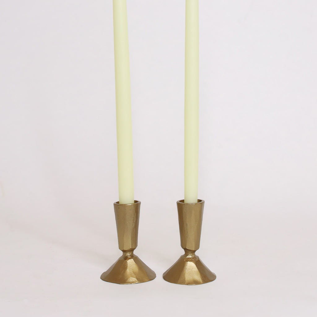 Brass Mini Candlestick Set