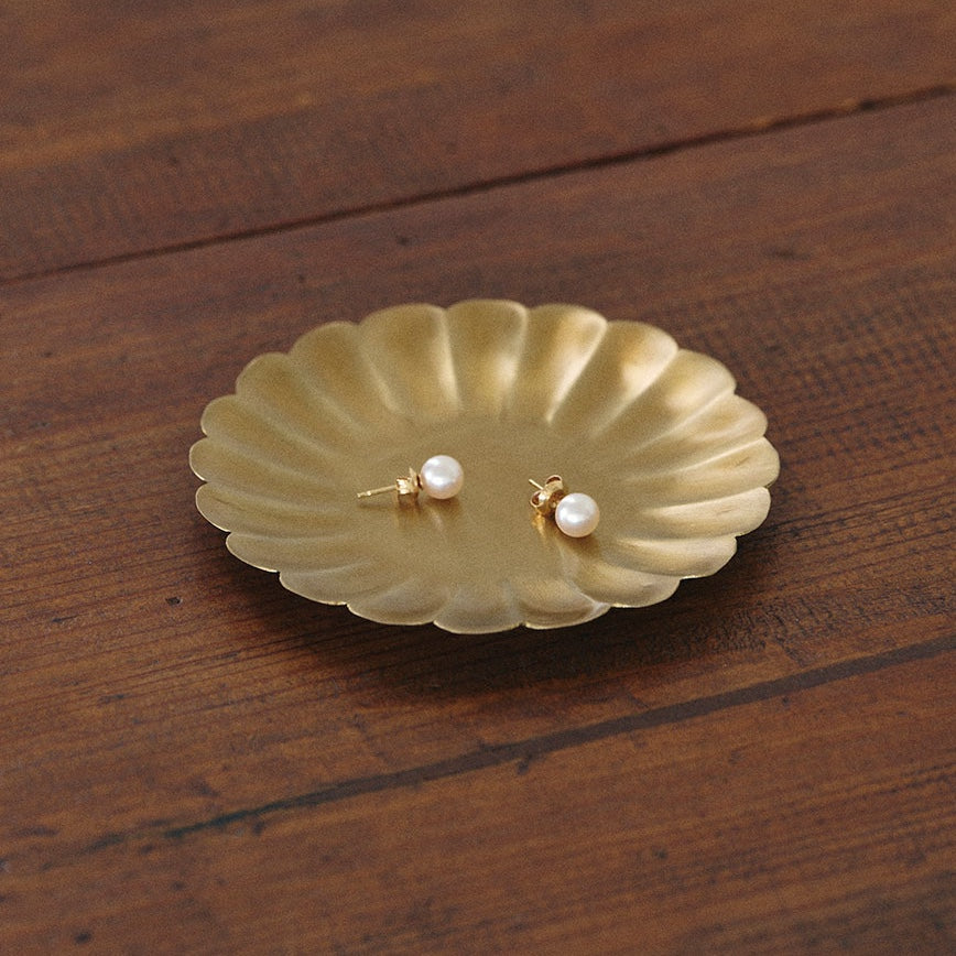 Brass Petal Tray