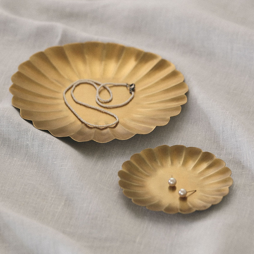 Brass Petal Tray