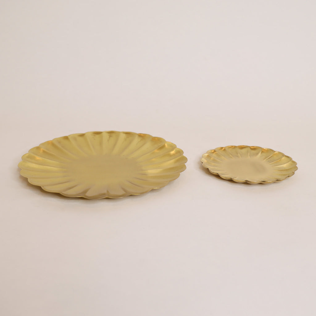 Brass Petal Tray