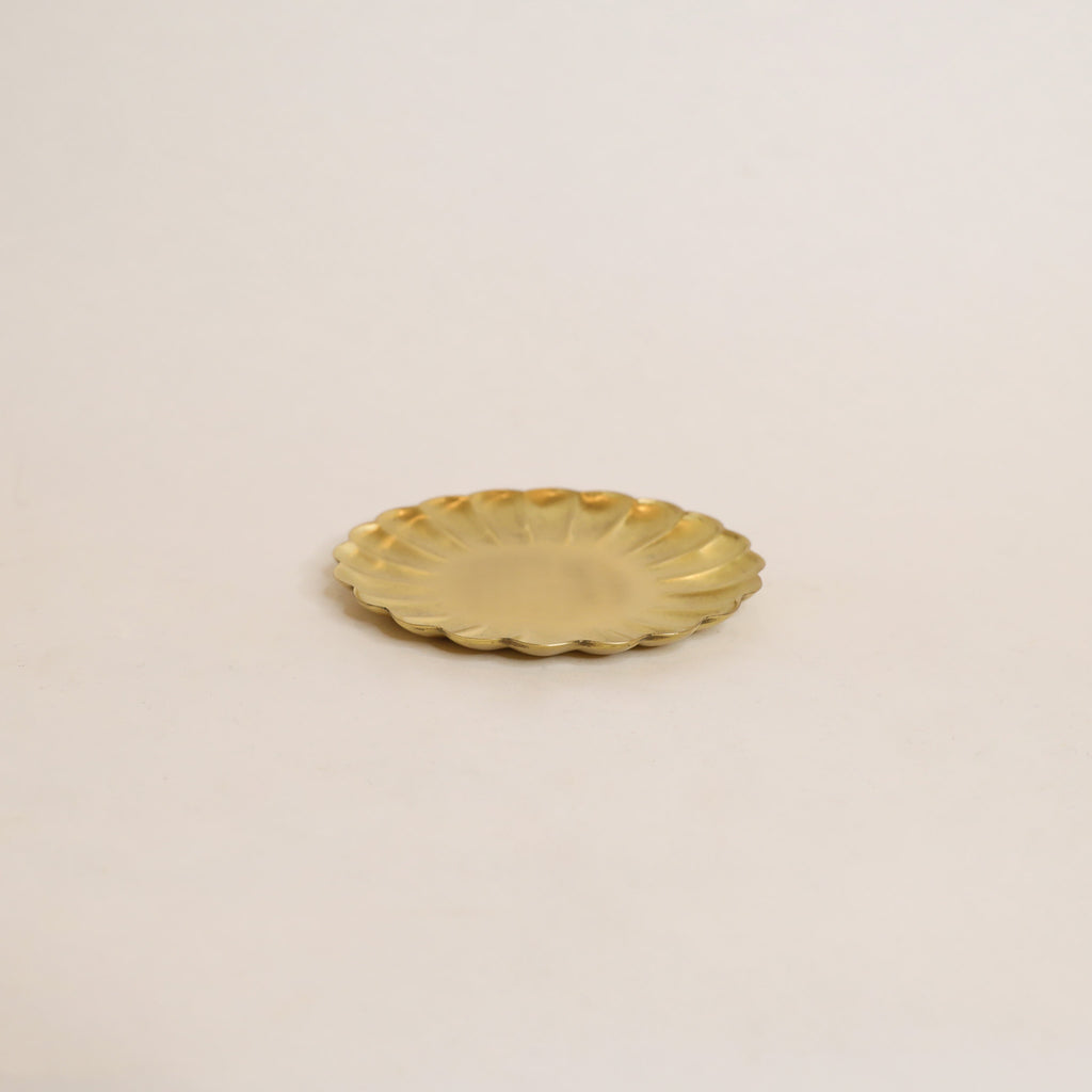 Brass Petal Tray