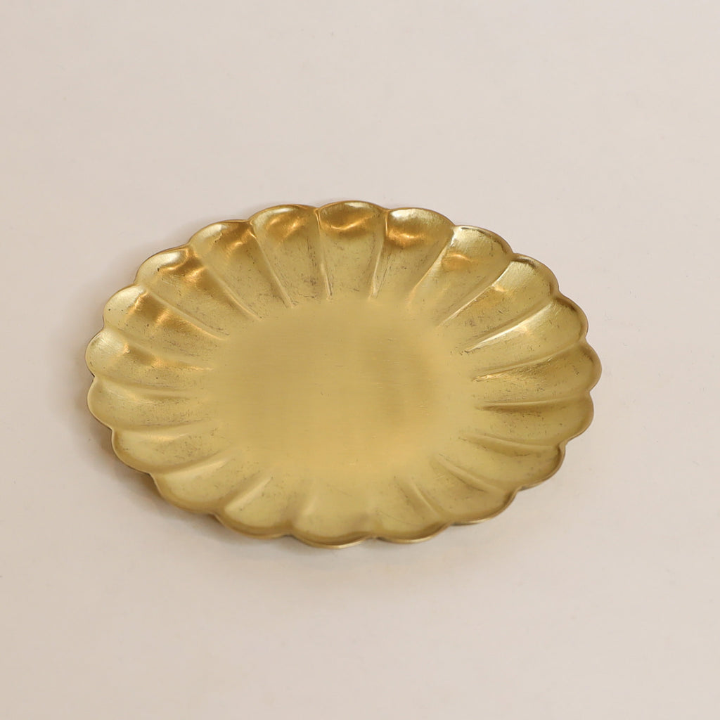 Brass Petal Tray