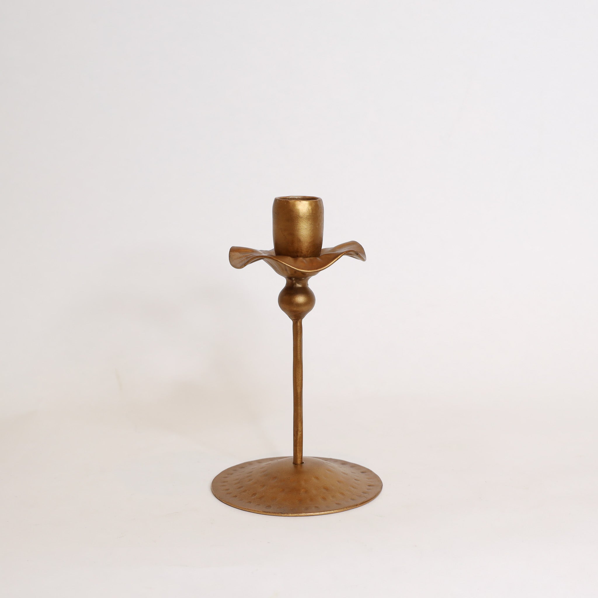 Brass Tulip Taper Holders