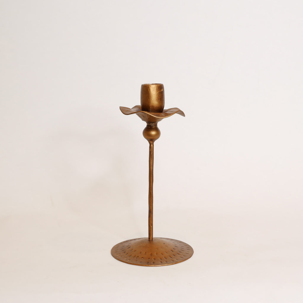 Brass Tulip Taper Holders