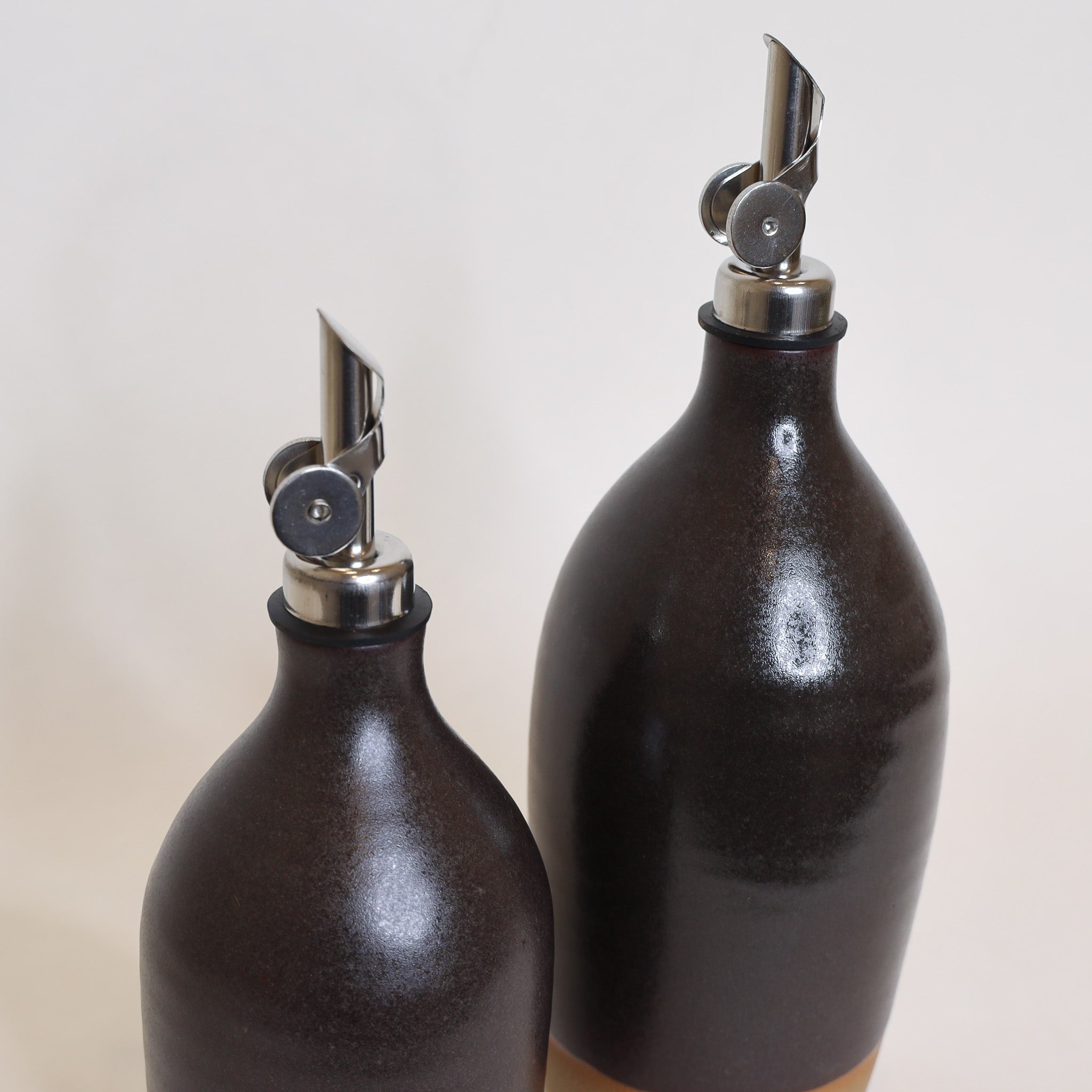 Ceramic Oil Bottle | Umber