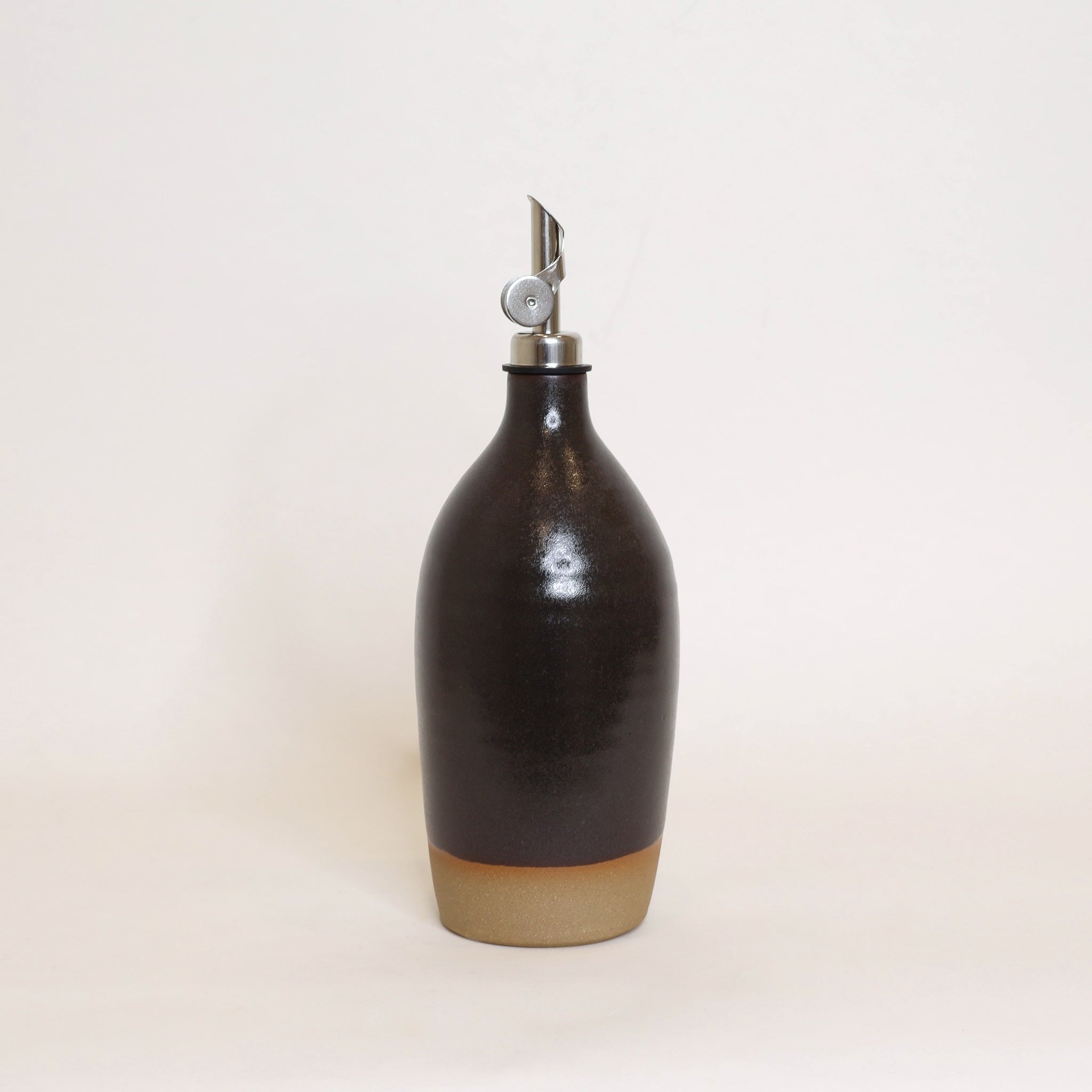 Ceramic Oil Bottle | Umber