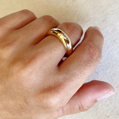 CHUNKY ROUNDED BAND RING