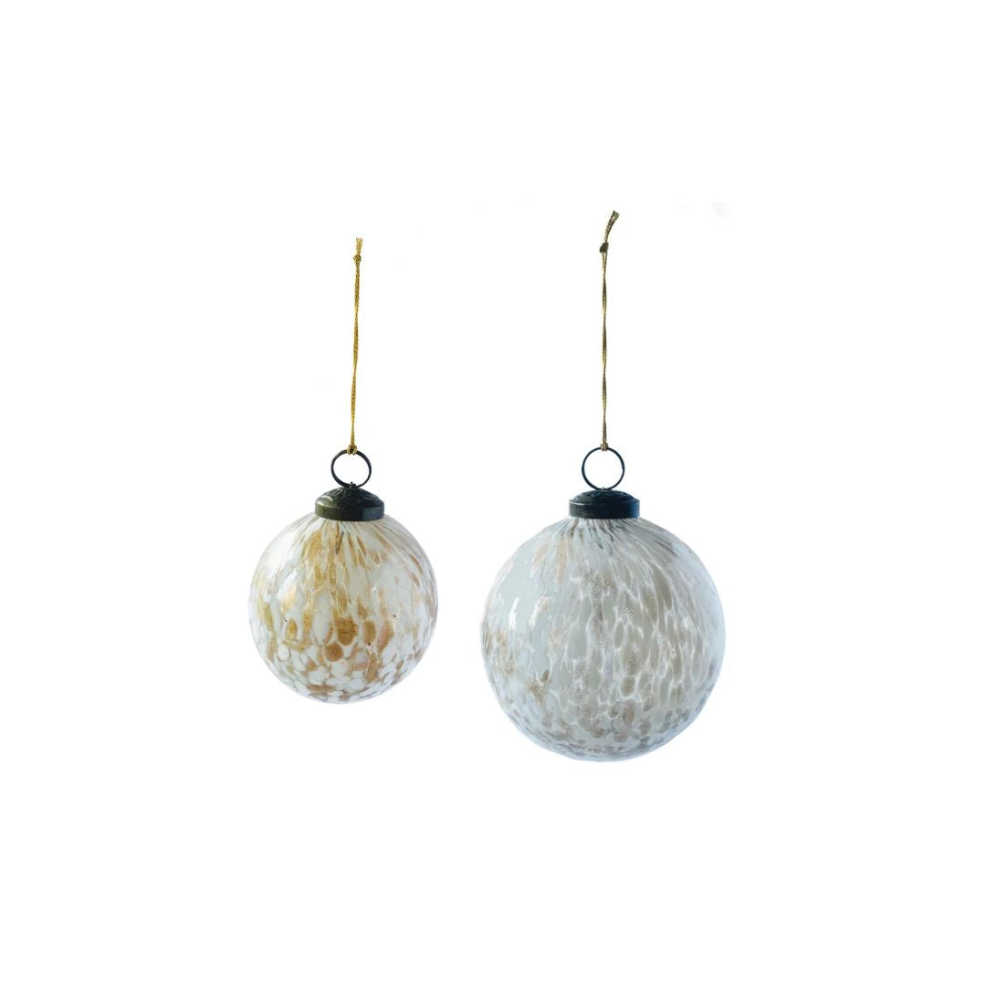 Confetti Glass Ornaments