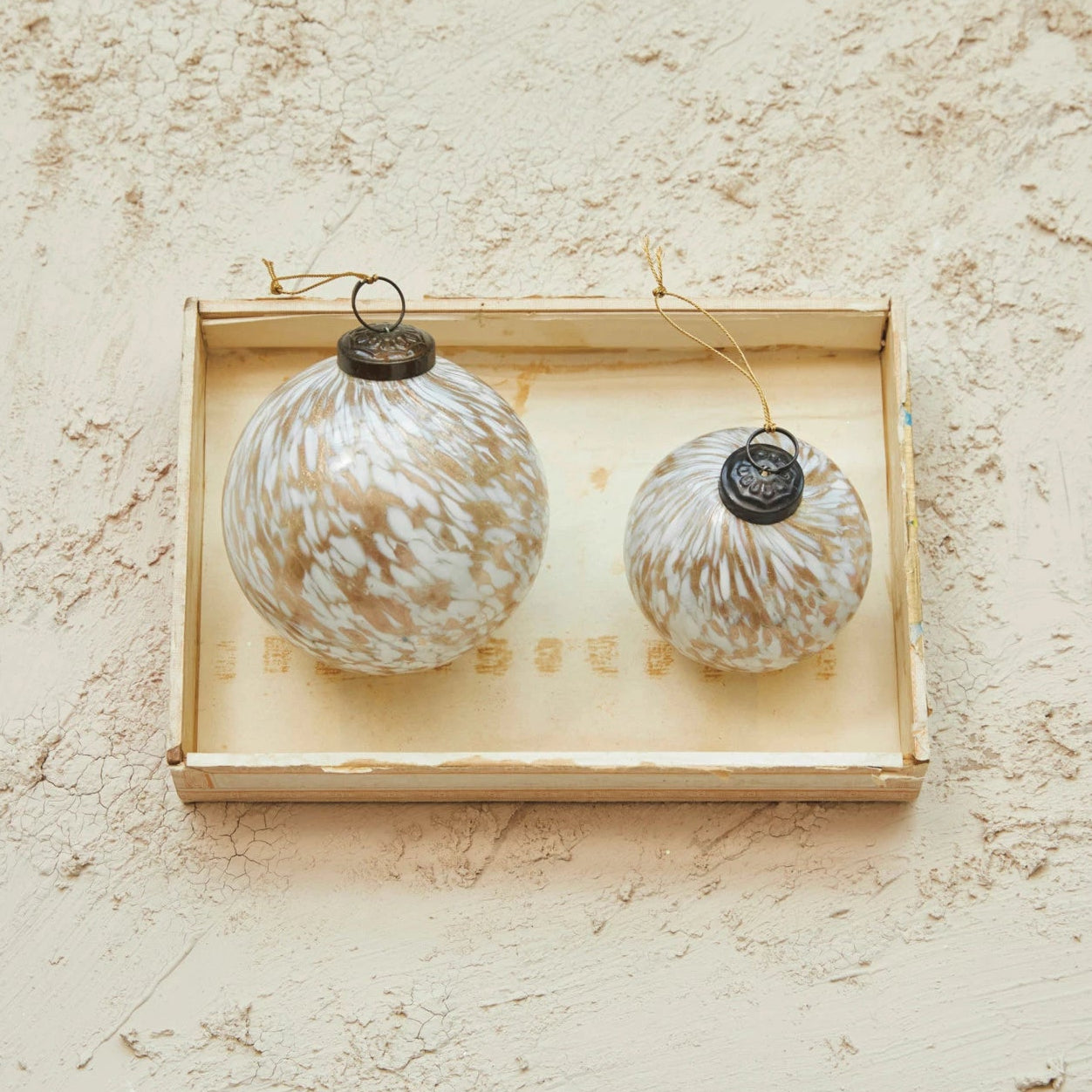 Confetti Glass Ornaments